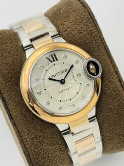 Alternative view of CARTIER Ballon Bleu Quartz (Silver Dial) 40mm A150202606040496389