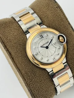 Alternative view of CARTIER Ballon Bleu Quartz (Silver Dial) 40mm A150202606040499389
