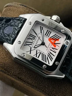 CARTIER Santos Automatic 100 (White Dial) 40mm A300202606040454439