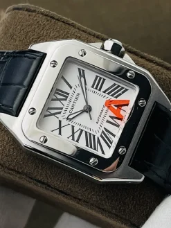 CARTIER Santos Automatic 100 (White Dial) 51mm A300202606040079439