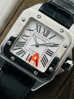 Alternative view of CARTIER Santos Automatic 100 (White Dial) 51mm A300202606040079439