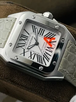 CARTIER Santos Automatic 100 (White Dial) 51mm A300202606040355439