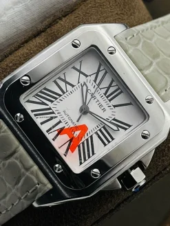 Alternative view of CARTIER Santos Automatic 100 (White Dial) 51mm A300202606040355439