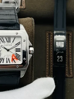 CARTIER Santos Automatic 100 (White Dial) 51mm A300202606040444439