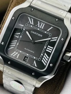 Alternative view of CARTIER Santos Automatic (Black Dial) 40mm BV B650202606040081819
