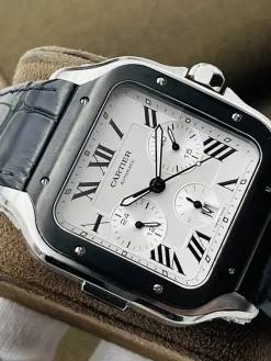 CARTIER Santos Automatic W6920071 (White Dial) 43mm B000202606040459639