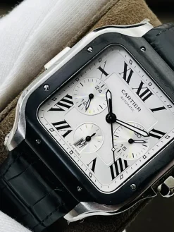 Alternative view of CARTIER Santos Automatic W6920071 (White Dial) 43mm B000202606040459639