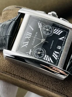CARTIER Tank Automatic W5330007 (Black Dial) 40mm A550202606040462509