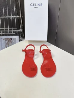Alternative view of CELINE Sandals & Mules Rubber (Red) EU35-40 A8020260603022399