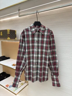 CELINE Shirts & Polos Cotton (Red-White-Green-Black) 36-42 A95202606130747109