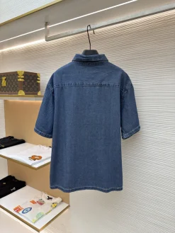 Alternative view of CELINE Shirts & Polos Denim (Blue) S-XL A9020260613005599