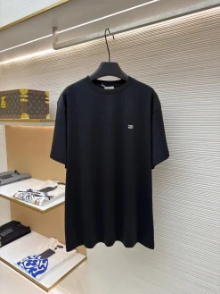 CELINE T-shirts & Vests Cotton (Black) S-XL A1520260613006379
