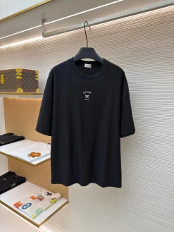 CELINE T-shirts & Vests Cotton (Black) S-XL A1520260613072879