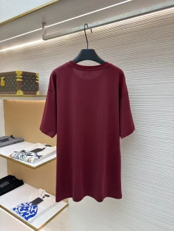 Alternative view of CELINE T-shirts & Vests Cotton (Burgundy) S-XL A1520260613006279