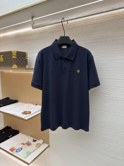 CELINE T-shirts & Vests Cotton (Navy Blue) S-XL A4020260613022889
