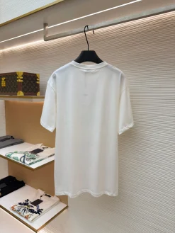 Alternative view of CELINE T-shirts & Vests Cotton (White-Black) S-XL A3520260613000989