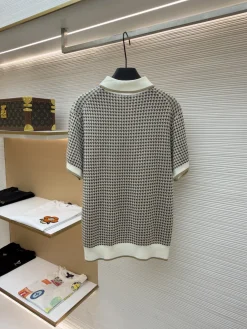 Alternative view of CELINE T-shirts & Vests Knit (White-Brown-Black) S-XL B15202606130750109