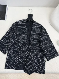 CHANEL Coats & Jackets Sequined Woven Fabric S-M-L D35202606011312169