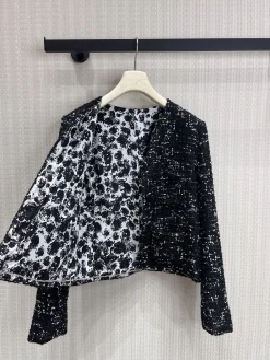 Alternative view of CHANEL Coats & Jackets Tweed (Black-White) S-M-L E65202606010828209