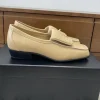 CHANEL Flats & Loafers Leather (Beige-Black) EU35-39 B80202606030247129