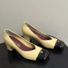 CHANEL Pumps & Heels Leather (Beige-Black-Burgundy) EU35-39 B60202606030329119