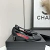CHANEL Pumps & Heels Leather (Black-Red) EU35-39 B60202606030342119
