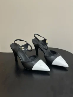 CHANEL Pumps & Heels Leather (Black-White) EU35-39 B70202606030346119