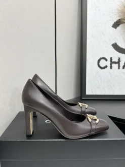 CHANEL Pumps & Heels Leather (Brown-Gold) EU35-41 B80202606030619129