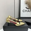 CHANEL Pumps & Heels Leather (Gold-Black-Red) EU35-39 B60202606030351119