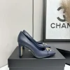 CHANEL Pumps & Heels Leather (Navy Blue-Gold) EU35-41 B80202606030353129