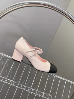 CHANEL Pumps & Heels Leather (Pink-Black) EU35-41 B80202606030354129