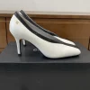 CHANEL Pumps & Heels Leather (White-Black) EU35-40 B90202606030359129