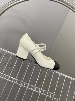 CHANEL Pumps & Heels Leather (White-Black) EU35-41 B80202606030361129