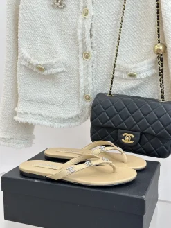 CHANEL Sandals & Mules Leather (Beige) EU35-39 B40202606030380109