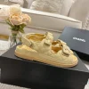 CHANEL Sandals & Mules Leather (Beige) EU35-40 B20202606030382109