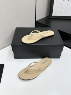 Alternative view of CHANEL Sandals & Mules Leather (Beige) EU35-41 B30202606030386109