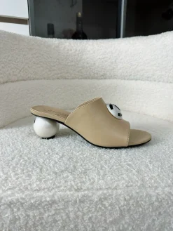 CHANEL Sandals & Mules Leather (Beige-White-Black) EU35-41 B70202606030390119
