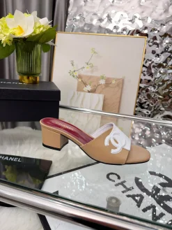 CHANEL Sandals & Mules Leather (Beige-White-Red-Black) EU35-43 A7020260603039189