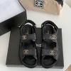 CHANEL Sandals & Mules Leather (Black-Gold) EU35-40 B20202606030393109