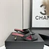 CHANEL Sandals & Mules Leather (Black-Red-Gold) EU35-41 B50202606030405119
