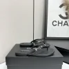 CHANEL Sandals & Mules Leather (Black-Silver) EU35-41 B30202606030396109
