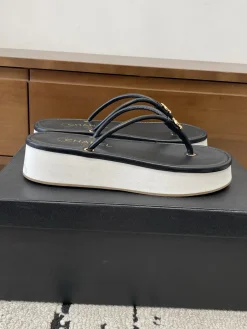 CHANEL Sandals & Mules Leather (Black-White) EU35-40 B50202606030406119