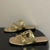 CHANEL Sandals & Mules Leather (Gold) EU35-39 B40202606030419109