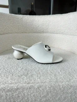 CHANEL Sandals & Mules Leather (White-Black) EU35-41 B70202606030440119