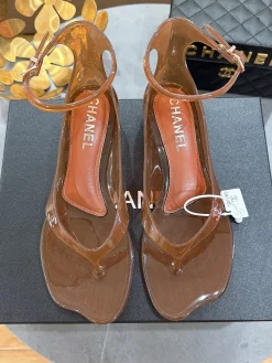 CHANEL Sandals & Mules PVC (Brown-Orange) EU36-41 A6020260603045689