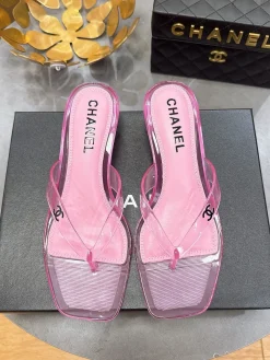CHANEL Sandals & Mules PVC (Pink-Transparent) EU36-41 A3020260603046479