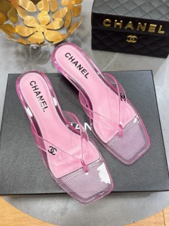 Alternative view of CHANEL Sandals & Mules PVC (Pink-Transparent) EU36-41 A3020260603046479