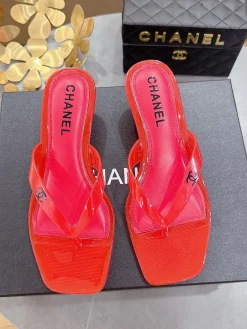 Alternative view of CHANEL Sandals & Mules PVC (Red) EU36-41 A3020260603046579