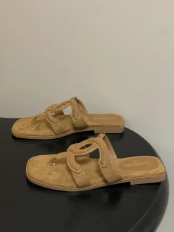 CHANEL Sandals & Mules Suede (Brown) EU35-39 B40202606030475109