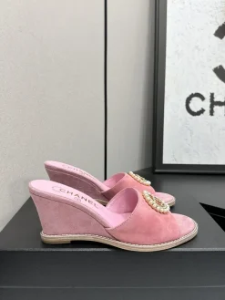CHANEL Sandals & Mules Suede (Pink) EU35-41 B50202606030476119